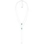 Silpada Double-Y Reversible Lariat Necklace with Compressed Turquoise in Sterling Silver