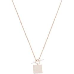 HONEYCAT Gwyneth Toggle Pendant Charm Necklace in Gold, Rose Gold, or Silver | Minimalist, Delicate Jewelry