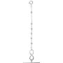 Honolulu Jewelry Company Sterling Silver Infinity Symbol with Cable and Bead Chain Bracelet