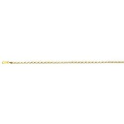 Sterling Silver 3.7mm Two Tone Miami Cuban Chain Necklace 18''-30''