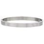 Steel by Design Stainless Steel Crystal Initial Bangle Bracelet from (R) Jewelry