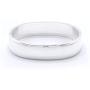 MARSHAL METAL Fashion Bangle High Polished Silver Plated Bangle Bracelet