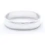 MARSHAL METAL Fashion Bangle High Polished Silver Plated Bangle Bracelet