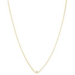 HONEYCAT Solo Tiny Crystal Bezel Necklace in Gold, Rose Gold, or Silver | Minimalist, Delicate Jewelry
