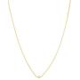 HONEYCAT Solo Tiny Crystal Bezel Necklace in Gold, Rose Gold, or Silver | Minimalist, Delicate Jewelry