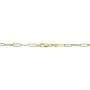 14k Yellow Gold Paperclip Chain Bracelet, 7'' 14k Yellow Gold Paperclip Chain Bracelet, 7''