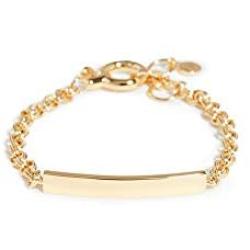 gorjana Womens Lou Tag Bracelet
