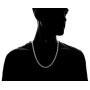 Verona Jewelers 1.8MM 925 Sterling Silver Classic Figaro Chain for- Anklet Necklace and Bracelet use
