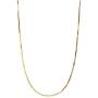 PORI JEWELERS 14K Solid Yellow Gold 0.8MM Diamond Cut Magic Snake Chain Necklace - Multiple Lengths Available