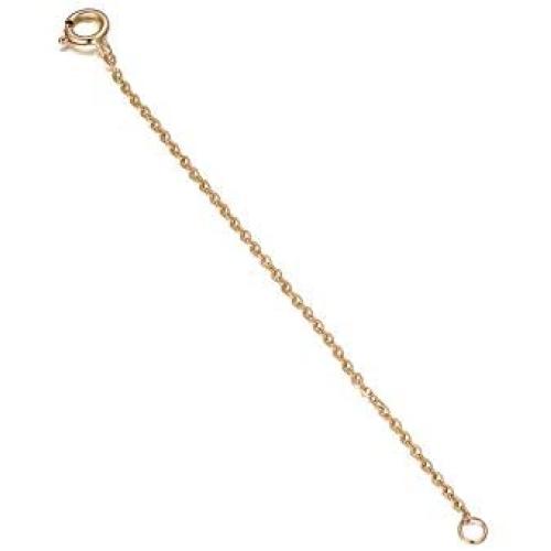 14K Yellow Gold 2'' 3'' 4'' Necklace Chain Extender, Dainty Durable Strong Removable Chain Extender for Gold Necklace Bracelet Jewelry