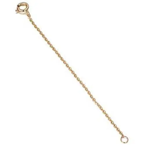 14K Yellow Gold 2'' 3'' 4'' Necklace Chain Extender, Dainty Durable Strong Removable Chain Extender for Gold Necklace Bracelet Jewelry