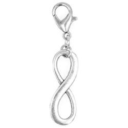 Its All About...You! Infinity Stainless Steel Clasp Clip on Charm 77O