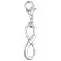 Its All About...You! Infinity Stainless Steel Clasp Clip on Charm 77O