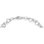 Miabella Sterling Silver Italian 5mm Rolo Heart Link Chain Bracelet for Women Teen Girls 6.5, 7, 7.5, 8 Inch Made in Italy