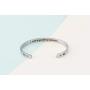 A N KINGPiiN Inspirational Bracelets for Women Inspirational Gift for Women Girls Men Motivational Birthday Cuff Bangle Friendship Personalized Mantra Jewelry Come Gift Box
