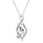 YMHOP Mommy of an Angel Necklace Sterling Silver Miscarriage Memorial Jewelry Sympathy Gift Stillborn Pendant Necklace for Women Mother