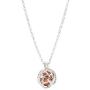 Urn Necklaces for Ashes Pendant and Chain in Hypoallergenic 925 Sterling Silver and Cubic Zirconia Memorial