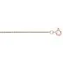 10k Rose Gold Rope Chain Necklace, 0.5mm 10k Rose Gold Rope Chain Necklace, 0.5mm