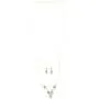 Ortiz espinosa Set of Necklace and Earrings for Women with Swarovski Crystal, 14k Gold Plated and Rhodium, Elegant, Shiny, Hypoallergenic, Jewelry for mom, Friends, Partner or Yourself