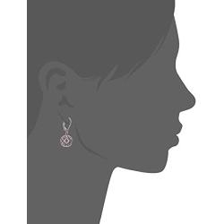 Plated Sterling Silver Filigree Ball Leverback Dangle Earrings