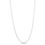 NYC Sterling Unisex Sterling Silver 2mm Diamond Cut Italian Made Rope Chain Necklace