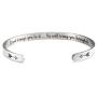 A N KINGPiiN Inspirational Bracelets for Women Inspirational Gift for Women Girls Men Motivational Birthday Cuff Bangle Friendship Personalized Mantra Jewelry Come Gift Box