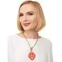 ZENZII Colorful Deco Pendant 2-in-1 Necklace with Toggle - Swirl Emblem Acrylic Resin Charm with Silver and Gold Chain for Women ZENZII Colorful Deco Pendant 2-in-1 Necklace with Toggle - Swirl Emblem Acrylic Resin Charm with Silver and Gold Chain for Women