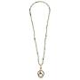 SPUNKYsoul Pretty Lanyard ID Badge Holder Necklace Key Chain with Beads for Women