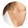 Kyerlyn 14K Gold Plated Zircon Y Lariat Necklaces Long Drop CZ Pendant Necklace for Women Dainty Diamond Chain Necklace Fashion Jewelry