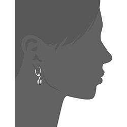 COYOTE''Color Declaration'' Silver-Tone Aqua Swarovski Stone Lever-back Drop Earrings