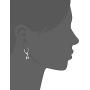 COYOTE''Color Declaration'' Silver-Tone Aqua Swarovski Stone Lever-back Drop Earrings