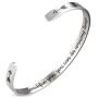 A N KINGPiiN Inspirational bracelets Stainless Steel Cuff Bangle Gifts for Women, Men Teens Girls -Motivational Mantra Quote inspirational Jewelry for friendship encouragement with gift box