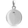 Personalized Engravable Celtic Knot Irish Friendship Round Circle Medallion Pendant Necklace Women Men Sterling Silver