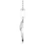 IGI Certified Diamond & Sterling Silver Zodiac Pendant Aries with 18'' Chain