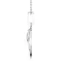 IGI Certified Diamond & Sterling Silver Zodiac Pendant Aries with 18'' Chain