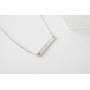 HONEYCAT Horizontal Bar Necklace in Gold, Rose Gold, or Silver | Minimalist, Delicate Jewelry