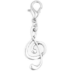 Its All About...You! Treble Clef Clip on Charm Perfect for Necklaces and Bracelets 98Aj