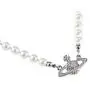 DADFA Vivienne Westwood Pearl Saturn Necklace Gold Silver Rhinestone Planet Crystal Necklace with Special Box for Women and Girls DADFA Vivienne Westwood Pearl Saturn Necklace Gold Silver Rhinestone Planet Crystal Necklace with Special Box for Women and Girls