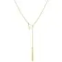 S.J JEWELRY Womens Handmade CZ Simple Delicate 14K Gold Plated/Rose Gold Plated/Silver Plated Lariat Simple Baton Adjustable Y Necklace S.J JEWELRY Womens Handmade CZ Simple Delicate 14K Gold Plated/Rose Gold Plated/Silver Plated Lariat Simple Baton Adjustable Y Necklace