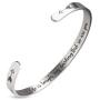 A N KINGPiiN Inspirational Bracelets for Women Inspirational Gift for Women Girls Men Motivational Birthday Cuff Bangle Friendship Personalized Mantra Jewelry Come Gift Box