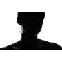 Barzel 18K Gold Plated Filigree Cut-out Dangling Earrings