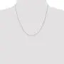 Solid 14k White Gold 0.50mm Box Chain Necklace Solid 14k White Gold 0.50mm Box Chain Necklace