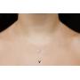 Heart Necklace, Dainty Necklace For Women, Heart Shaped Necklace For Girls, Rhodium Pendant Necklace For Women