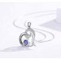 PRAYMOS 925 Sterling Silver Necklace Pendant Jewelry Women Birthday Stocking Stuffers for Her
