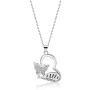 My Story isn’t Over Yet Semicolon Butterfly Necklace Love Heart Pendant Necklace with Zircon Stone Prevention Jewelry