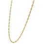 Paperclip Chain Necklace 14K Gold Plated Sterling Silver, Paperclip Necklace for Women, Gold Link Chain Necklace, 2.5MM - 5.5MM, Made In Italy, Next Level Jewelry