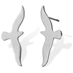 Boma Jewelry Sterling Silver Bird Earrings
