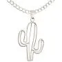 Happy Kisses Cactus Necklace – Desert Pendant – Inspirational Message Card – for Women & Kids