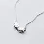 Sterling Silver Fish Necklace for Women Teen Girls Lovers Cute Polished Kissing Fishes Pisces Charm Pendant Choker Necklace Adjustable Chain 18'' Fashion Jewelry Delicate Birthday Christmas Valentine