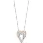 SWAROVSKI Womens Infinity Heart Jewelry Collection, Rhodium Finish, Mixed Metal Finish, Clear Crystals SWAROVSKI Womens Infinity Heart Jewelry Collection, Rhodium Finish, Mixed Metal Finish, Clear Crystals